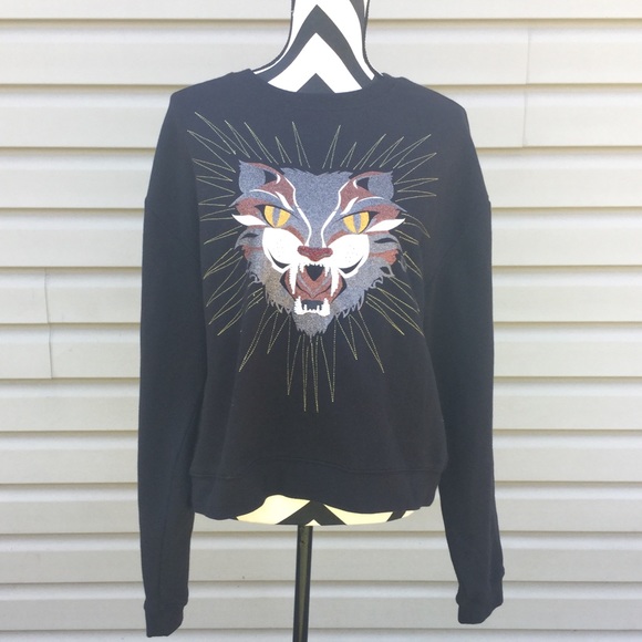 NWT Aeropostale Fabulous Feline Crew Sweatshirt - Picture 3 of 6